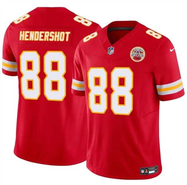 Men & Women & Youth Kansas City Chiefs #88 Peyton Hendershot Red 2024 F.U.S.E Vapor Untouchable Limited Stitched Football Jersey